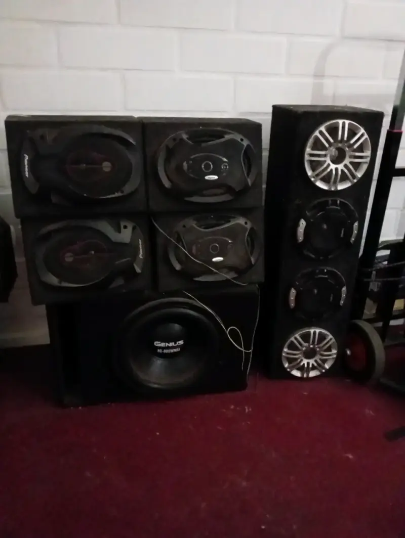 Set de parlantes Pioneer y Genius - 1
