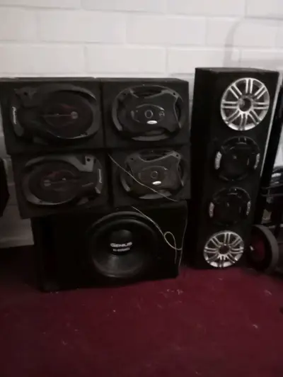 Set de parlantes Pioneer y Genius - miniatura 2