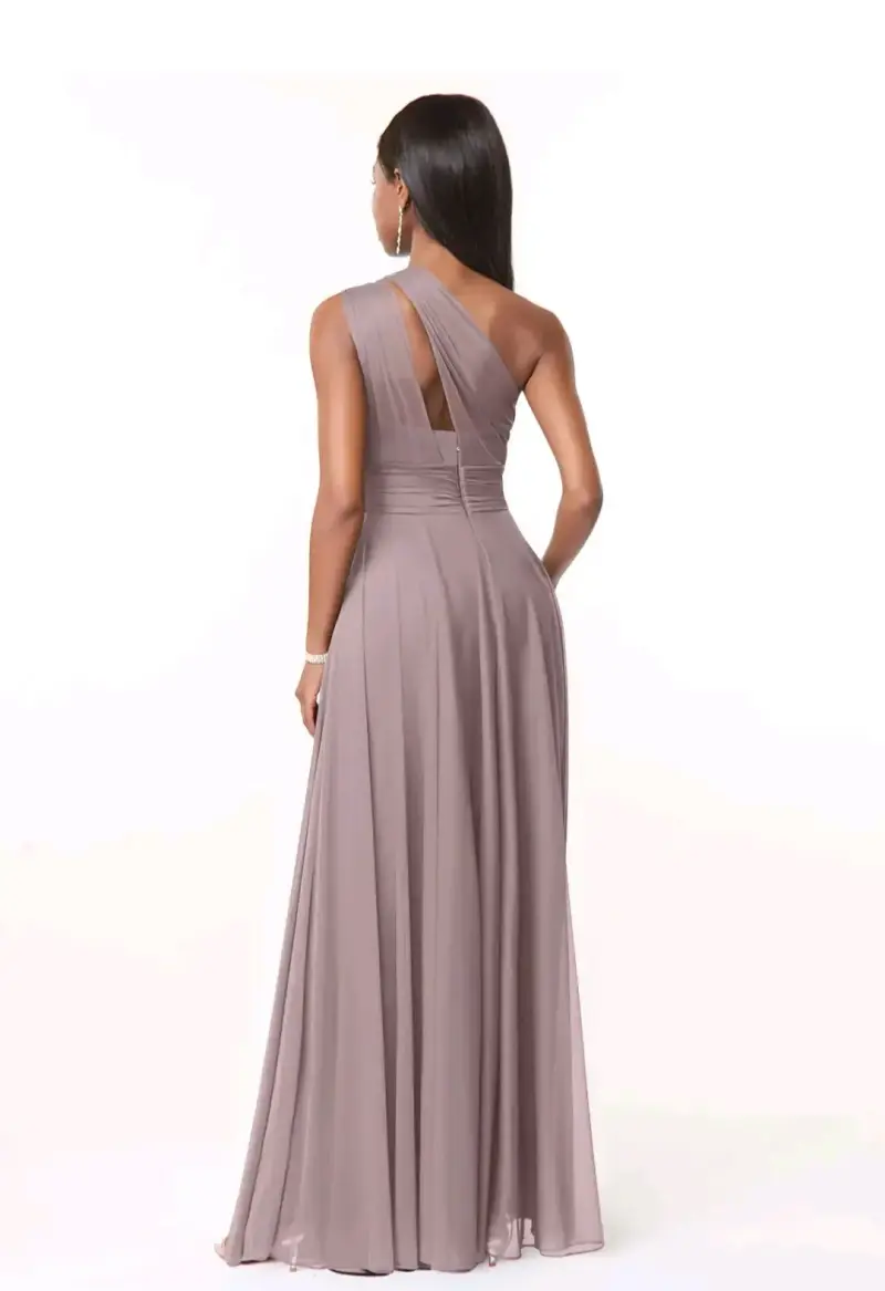 Vestido largo un hombro - 2