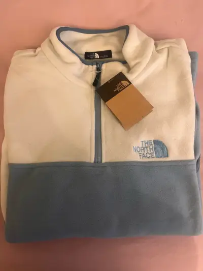 Polar  The North Face blanco y azul - miniatura 1
