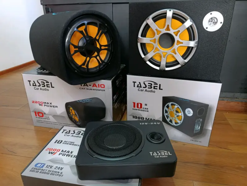 Subwoofer para auto TASBEL 10 pulgadas - 1