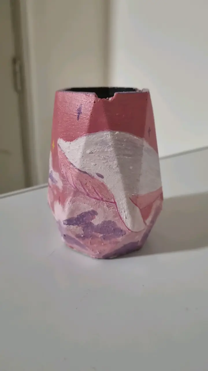 Maceteros para suculenta pintados a mano. - 1