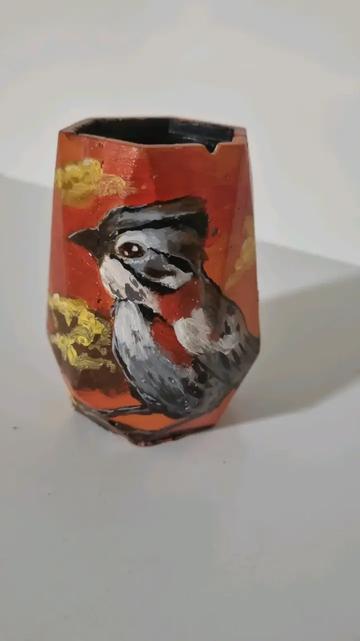Maceteros para suculenta pintados a mano. - 4
