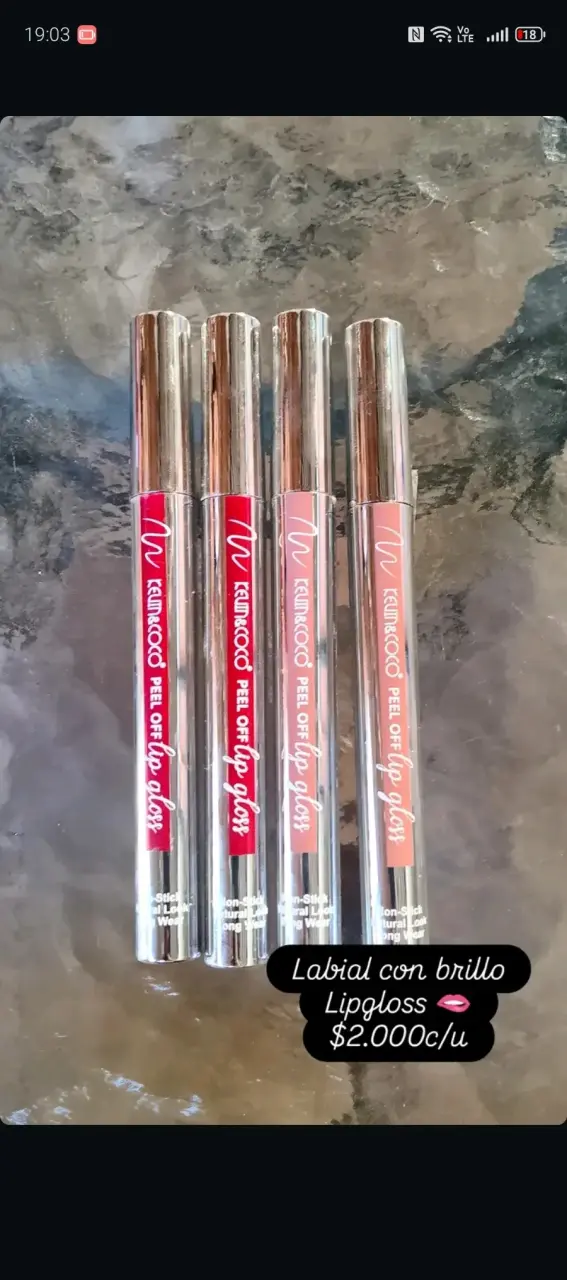 Labial brillo peel-off - 1