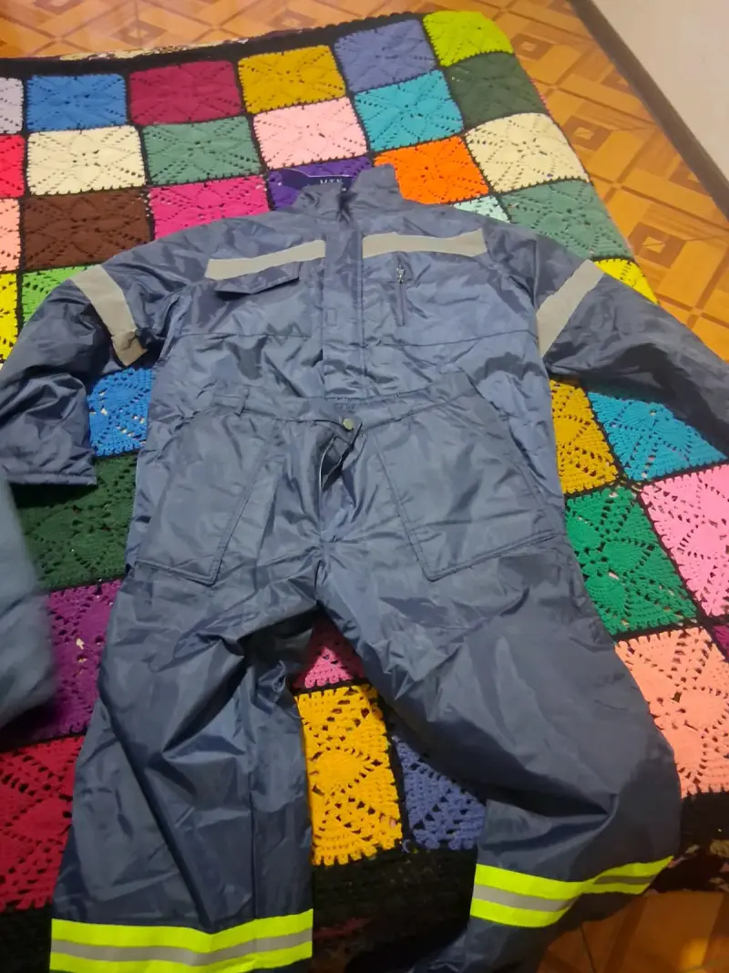 Overall de trabajo azul con reflectantes - 2