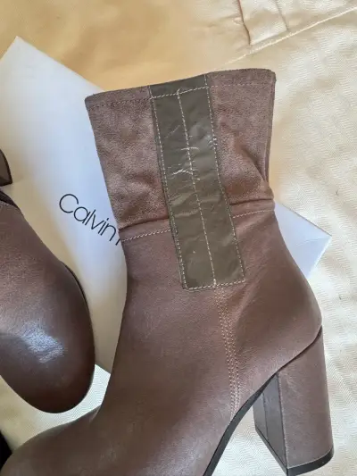 Botines marrones de cuero Alaniz - miniatura 3