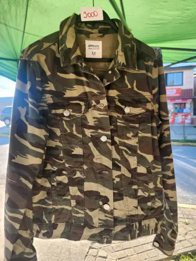 Chaqueta camuflaje denim Opposite - miniatura 1