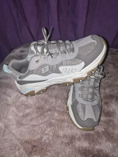Zapatillas deportivas grises Skechers - miniatura 1