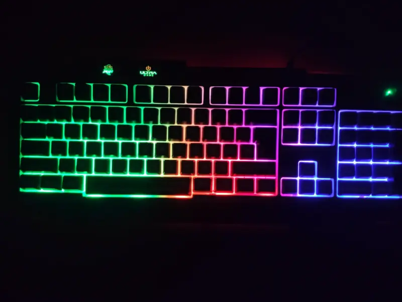 Teclado mecánico USB negro ultra storm - 5