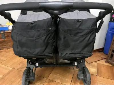 Coche doble Britax gris precio conversable - miniatura 4