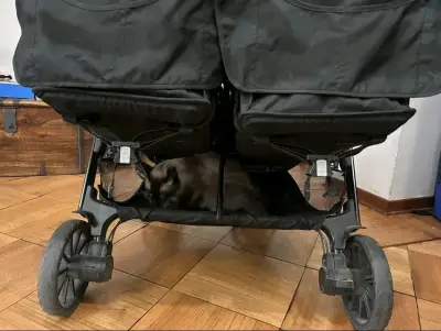 Coche doble Britax gris precio conversable - miniatura 6