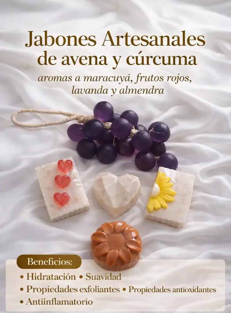 Jabón artesanal racimo de uva - 6