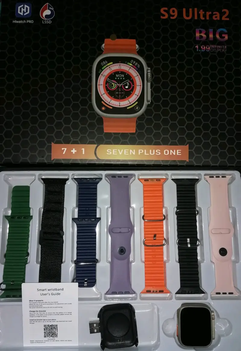 Smartwatch S9 Ultra2 con correas - 1