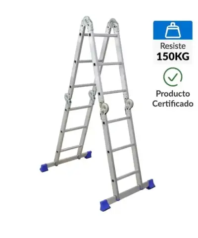 Escalera multipropósito de aluminio - miniatura 2
