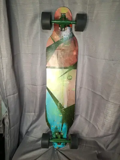 Longboard largo multicolor - miniatura 2