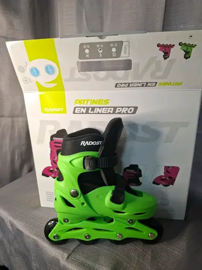 Patines en línea verdes Radost - miniatura 1