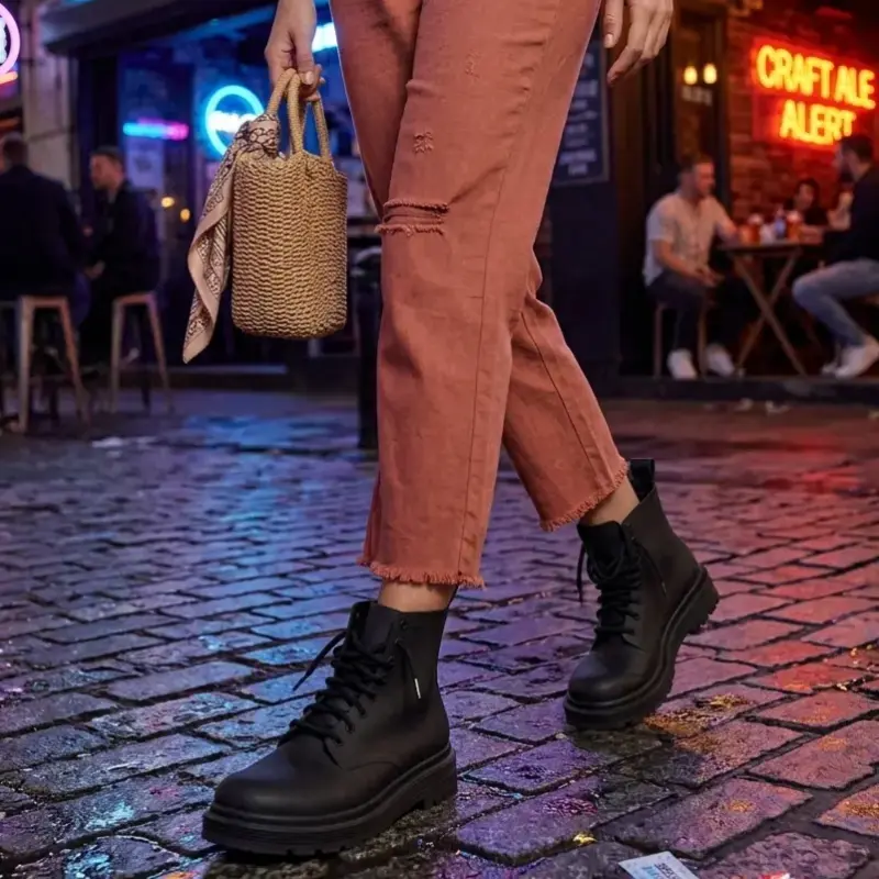 Botas negras Melissa -vegan- talla 36 - 1