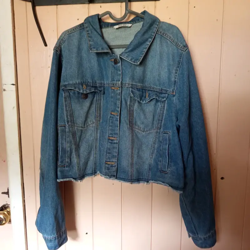Chaqueta de mezclilla azul