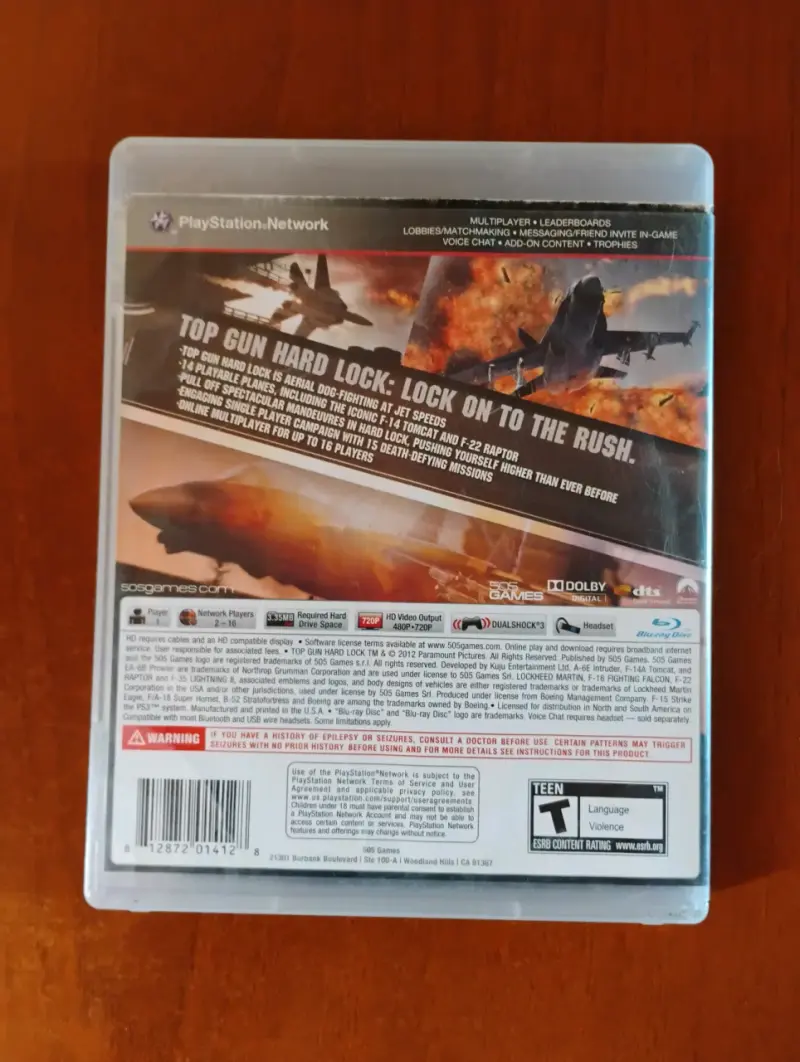 Juego PS3- Top Gun Hard Lock - 2