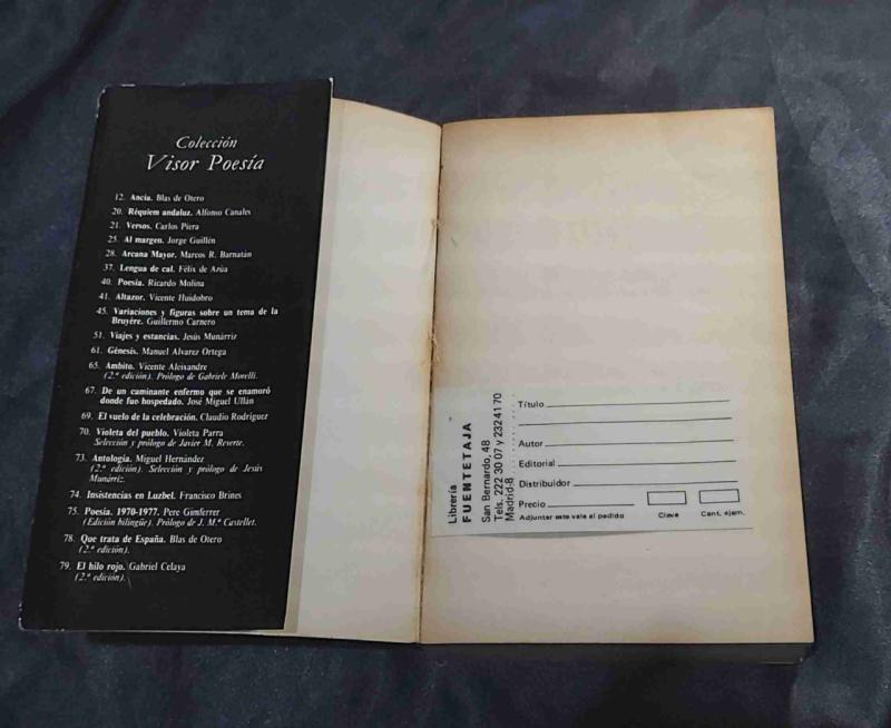Libro Mario Benedetti Inventario - 3