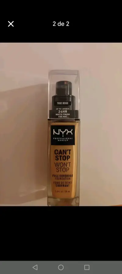 Base maquillaje NYX True Beige - miniatura 2