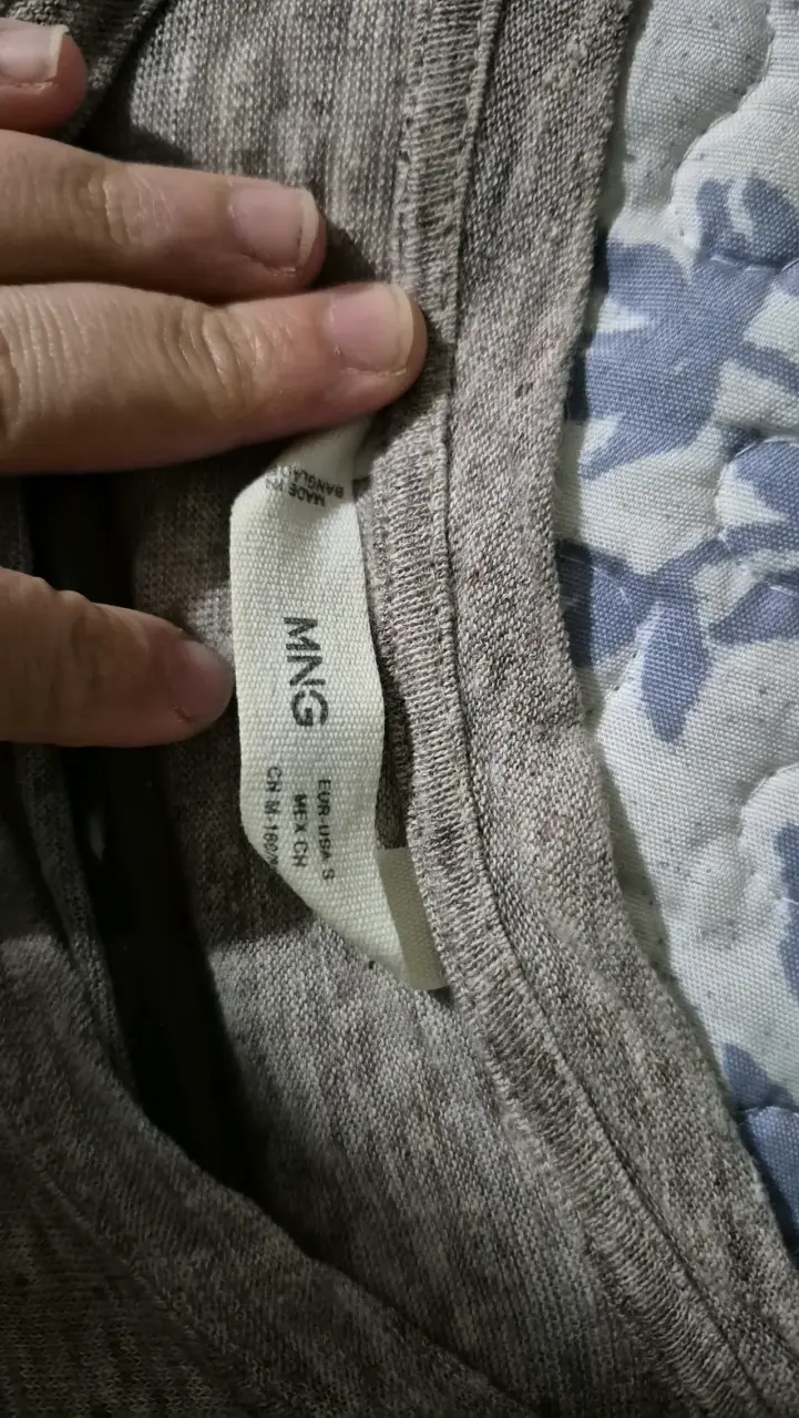 Polera gris jaspeada - 2