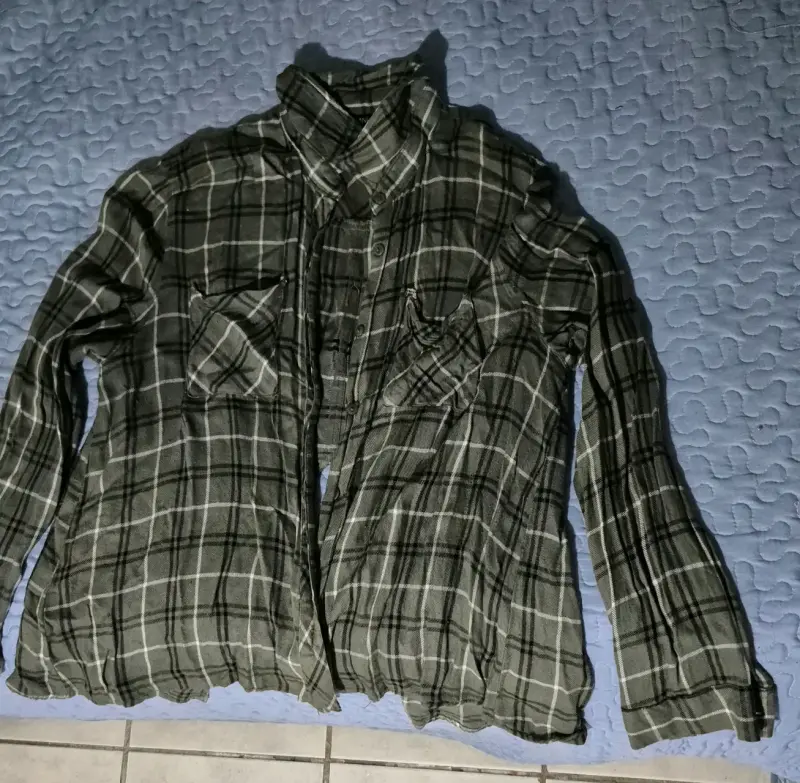 Camisa de franela a cuadros - 1