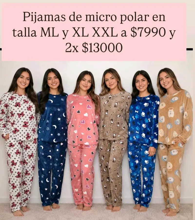 Pijamas micro polar varias tallas - 1