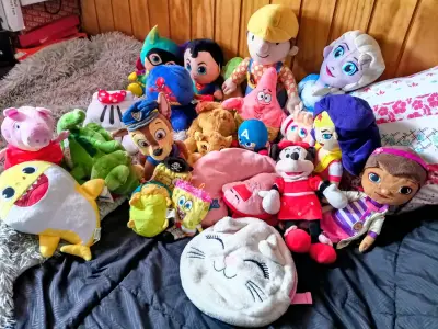 Lote de peluches coloridos a buen precio - miniatura 1