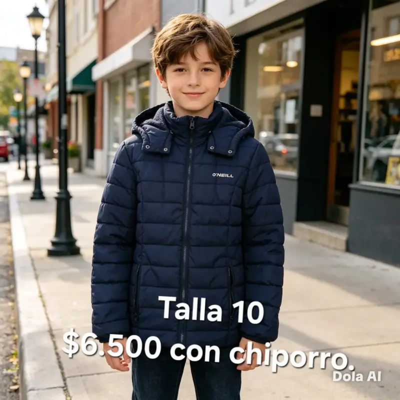 Chaqueta azul con chiporro O'Neill