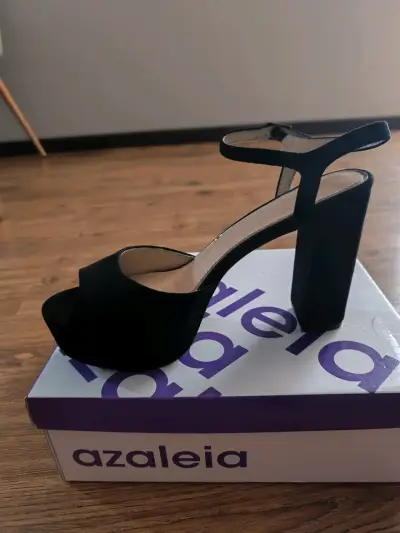 Zapatos taco alto negro - miniatura 2