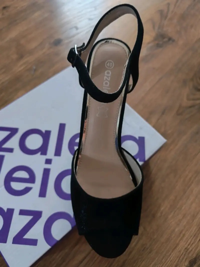 Zapatos taco alto negro - 5