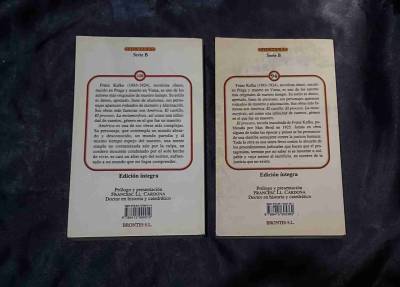 Libros de Franz Kafka "América" y "El proceso" - miniatura 2