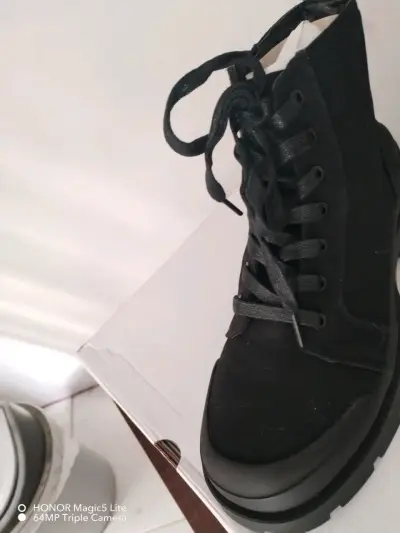 Botines negros con plataforma - miniatura 3