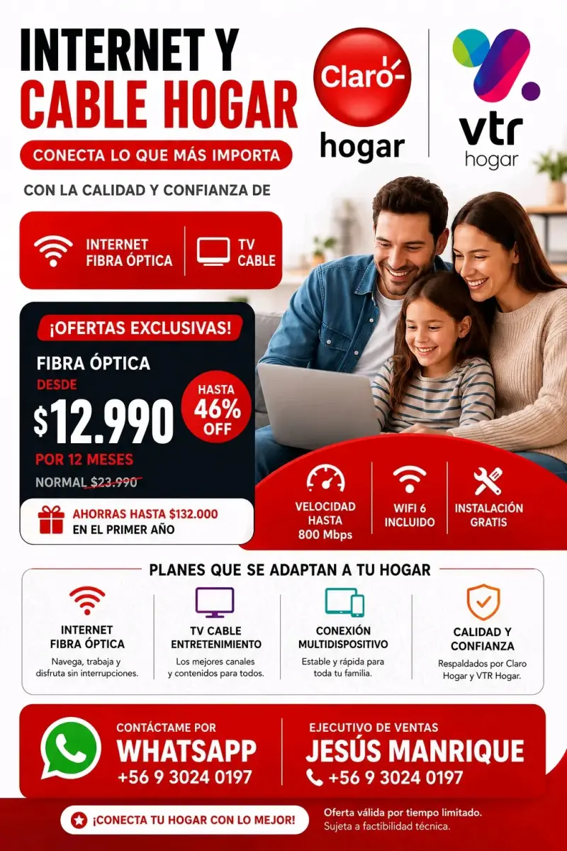 Internet y cable hogar