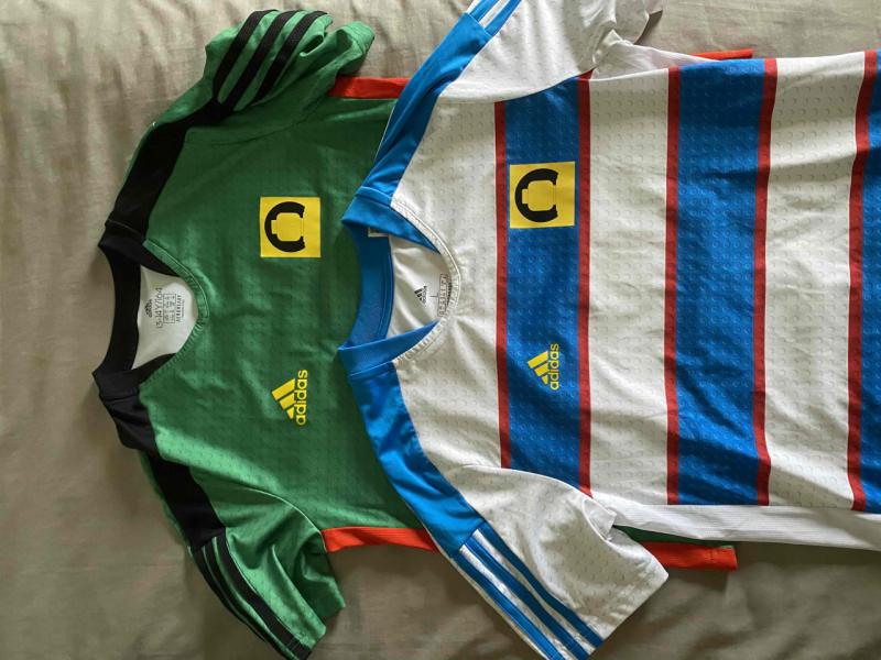 Poleras fútbol Lego Adidas talla 14 - 1