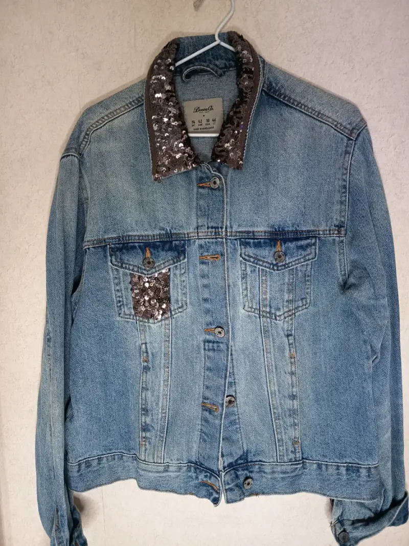 Chaqueta Denim Co. con lentejuelas - 2