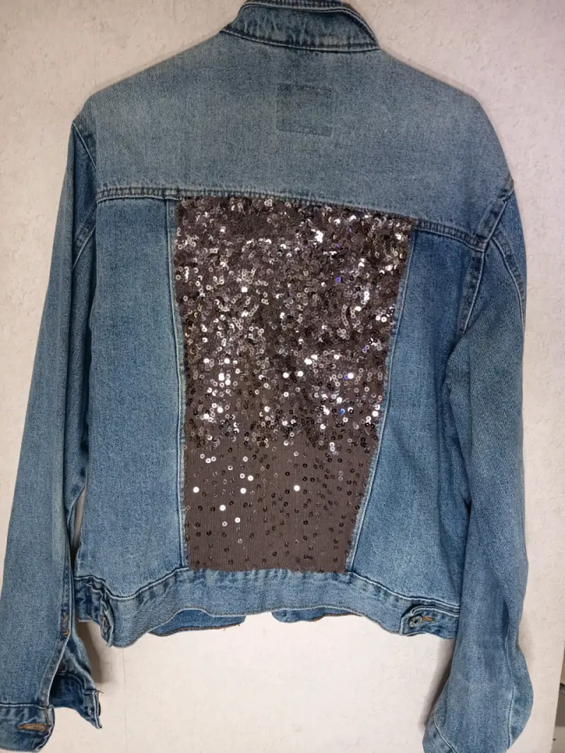Chaqueta Denim Co. con lentejuelas - 3