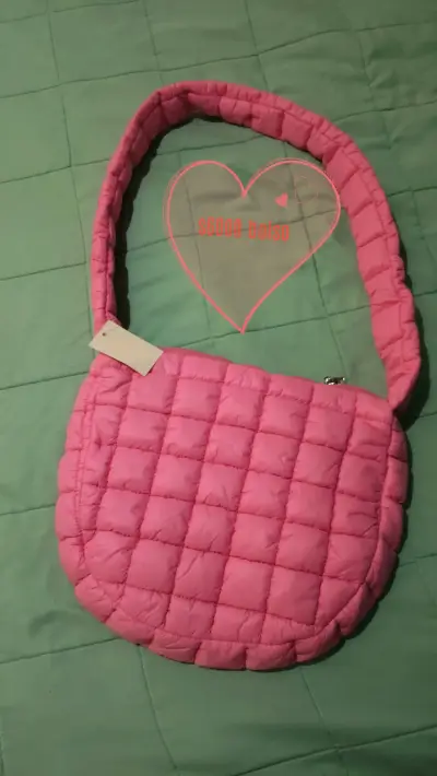 Bolso acolchado rosado - miniatura 1