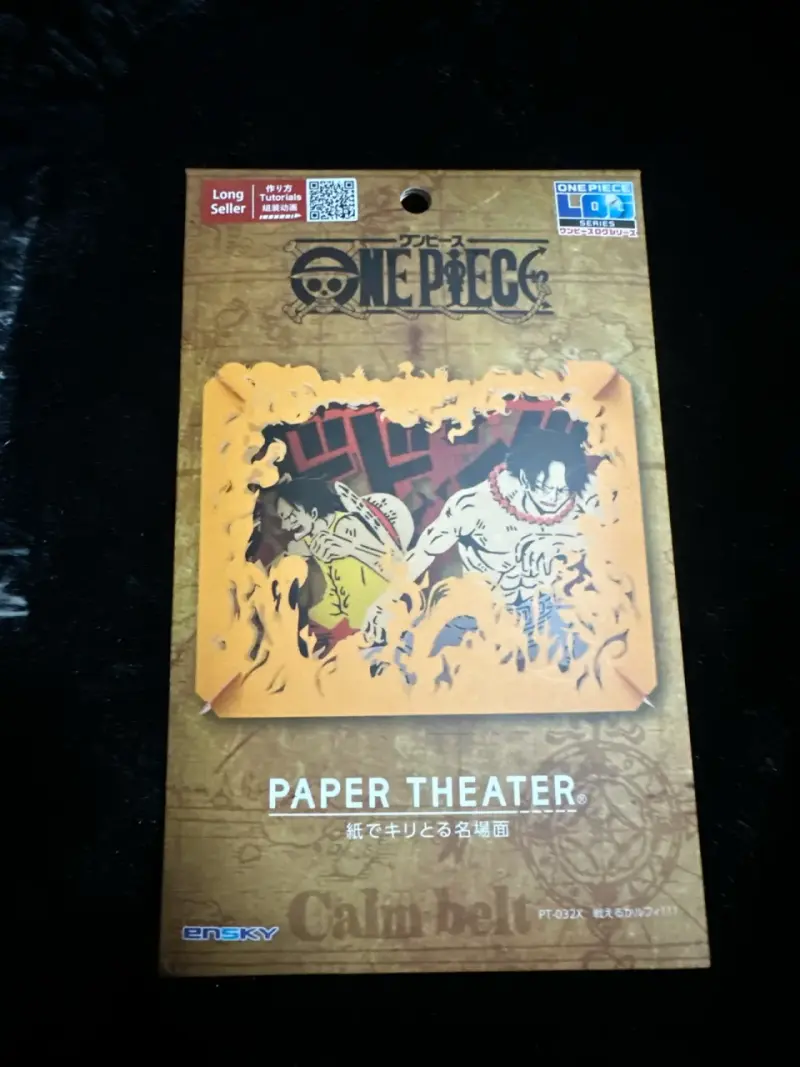 🏴☠️ Paper Theater One Piece Ace y Luffy - Japón 🇯🇵 - 1