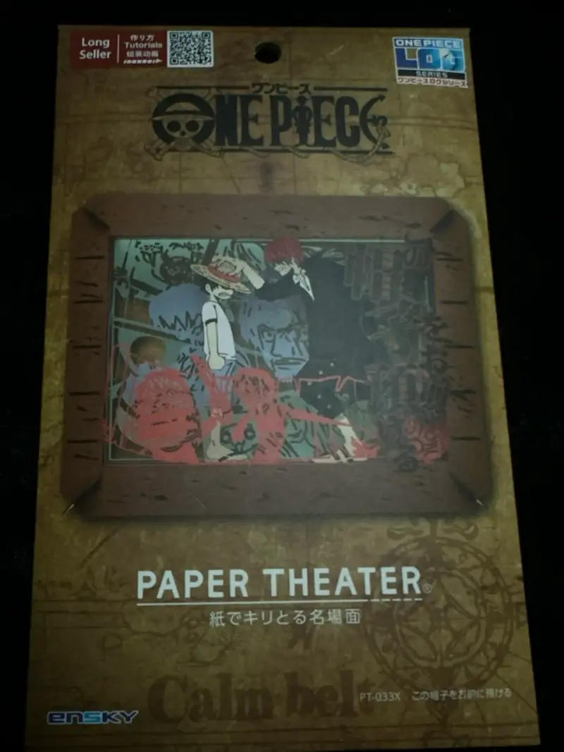 🏴☠️ Paper Theater One Piece Luffy y Shanks - Japón 🇯🇵 - 3
