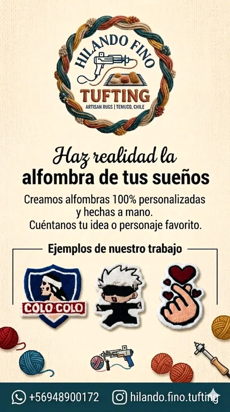 Alfombra personalizada hecha a mano