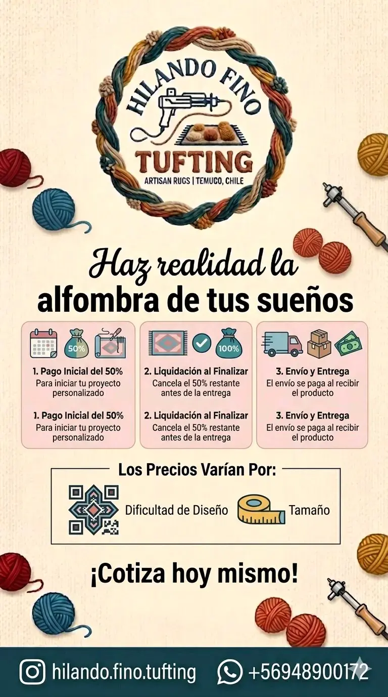 Alfombra artesanal a medida