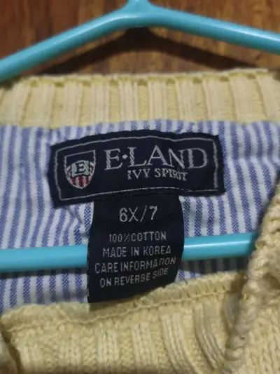 ✨ Sweater Niño, Talla 6-7, E-land✨ - miniatura 3