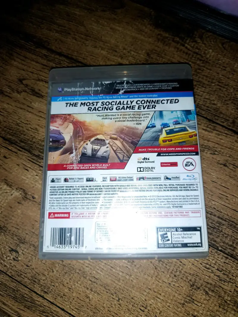 Need for Speed Most Wanted PS3 Usado - 2