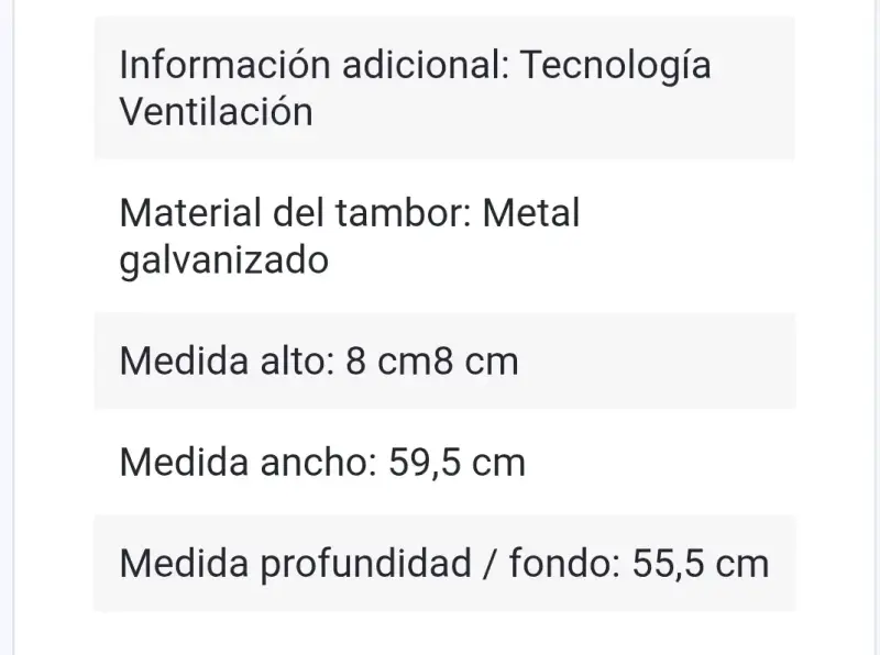 Secadora Galanz 7 kg - 4