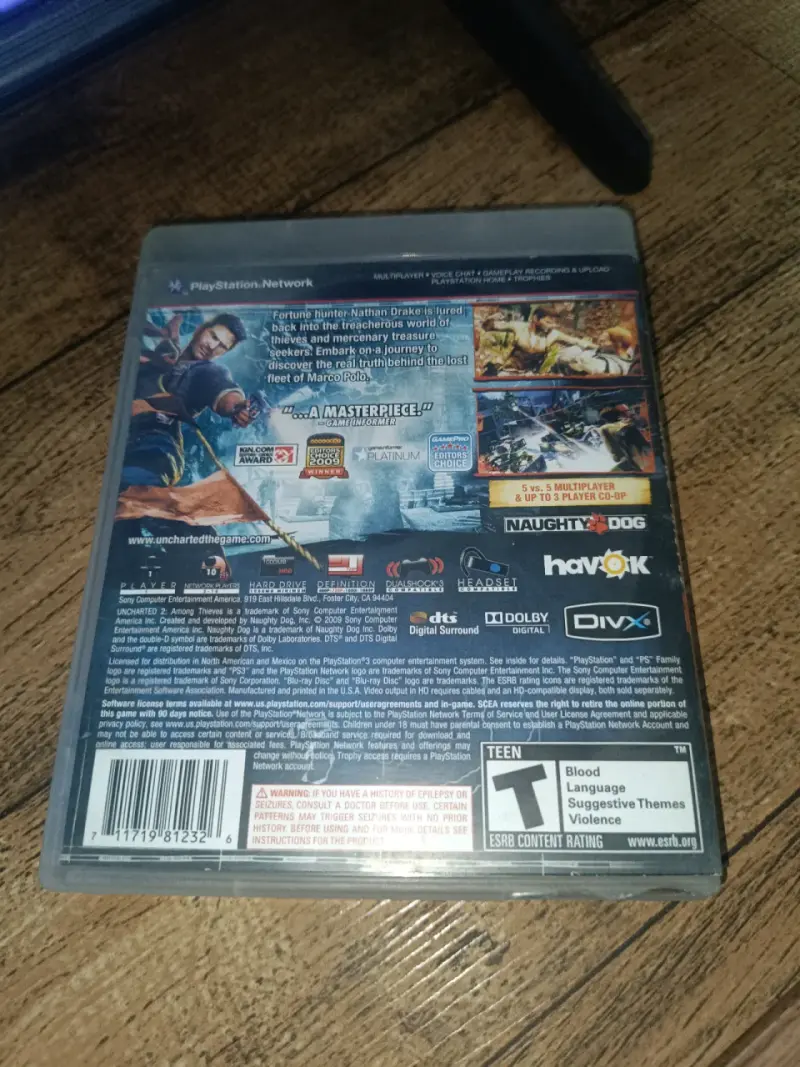 Uncharted 2: Among thieves PS3 Usado - 2