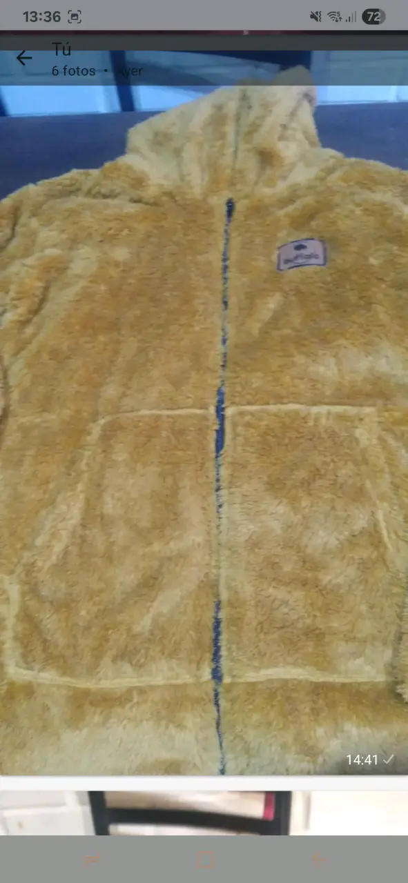 Polerón peludo . - 2