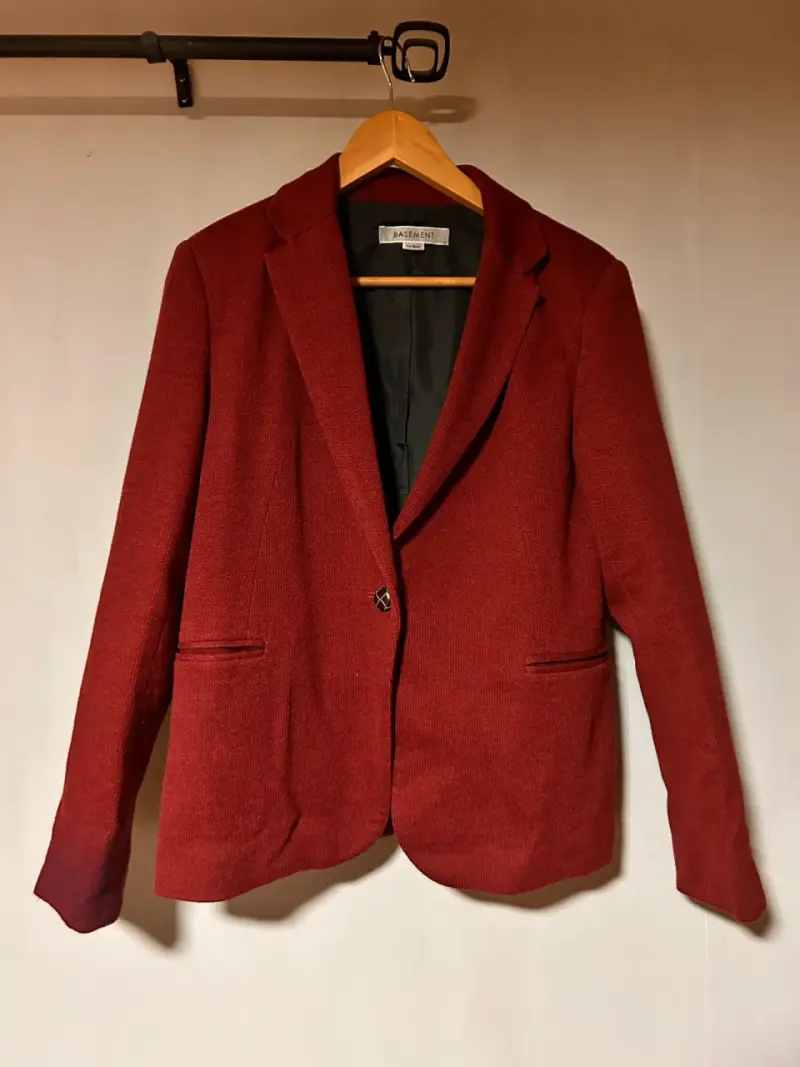 Blazer rojo elegante