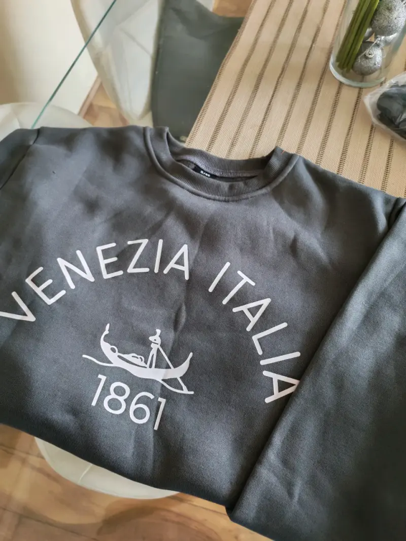 Polerón gris Venezia Italia talla S - 1